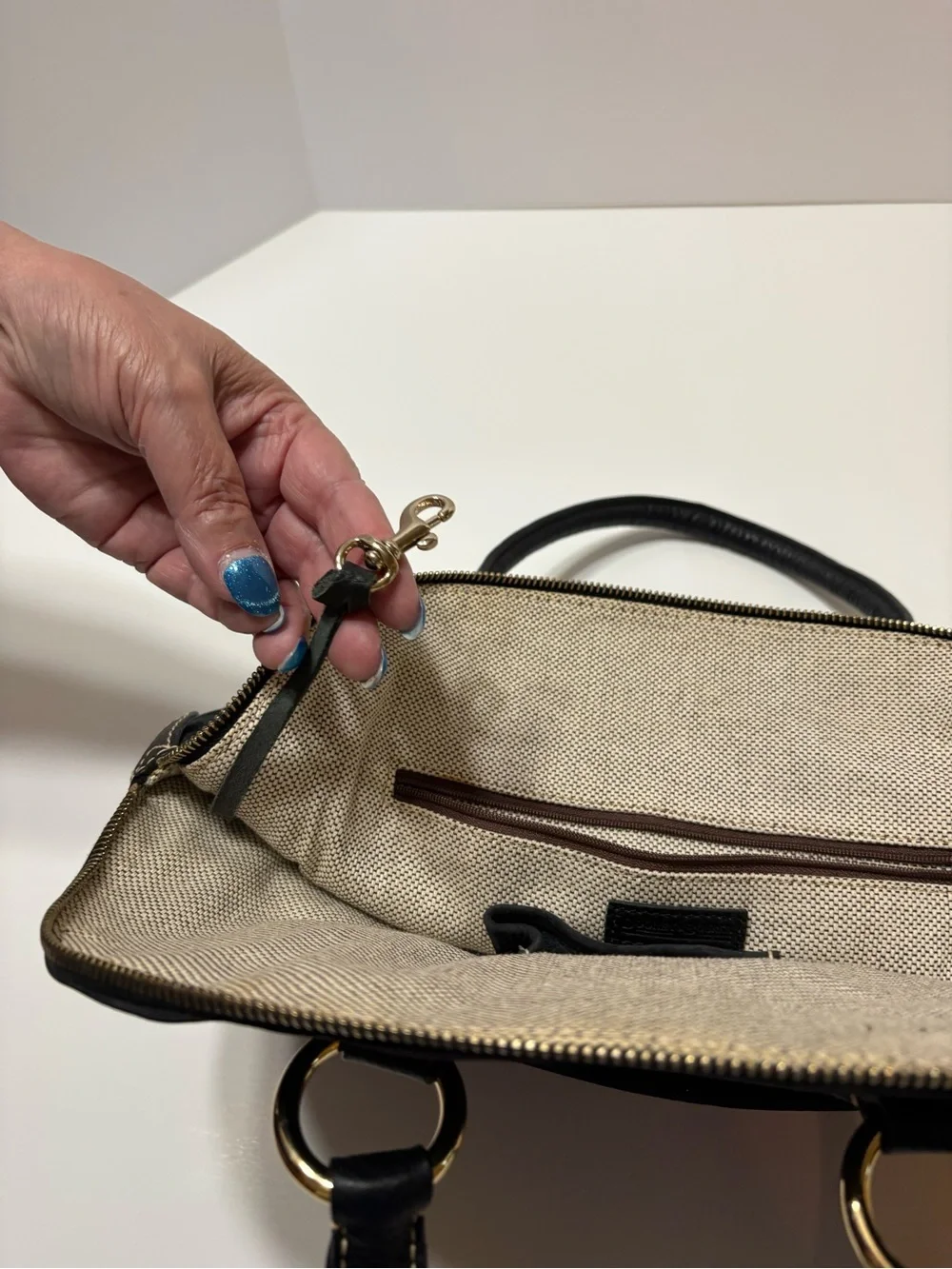 Dooney & Bourke structured dome